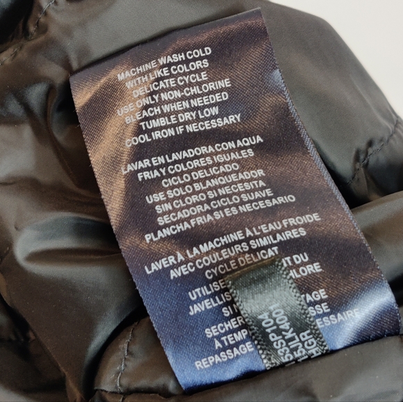 Tommy Hilfiger Men's THFlex Gray Varsity Rib Knit Bomber Jacket Size Medium - Picture 12 of 13